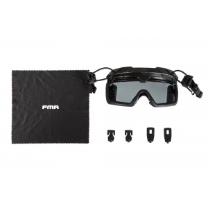 Tactical Goggles for FMA Helmets - Black [FMA]